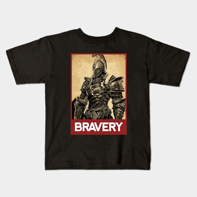 Warriors: Bravery Kids T-Shirt by NoMans